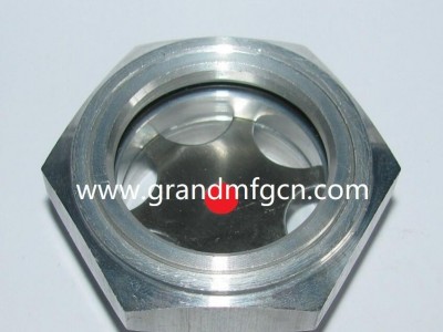 Lloyd vacuum pump GrandMfg® Aluminum oil sight glass M42x1.5 with reflector