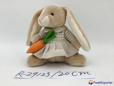 20cm plush rabbit with carrot stuffed and lovely