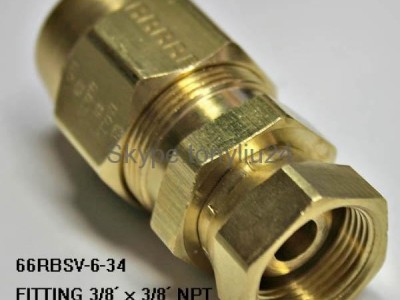 CNC lathed brass Connector for Automotive
