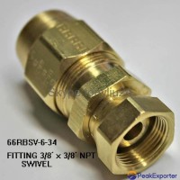 CNC lathed brass Connector for Automotive
