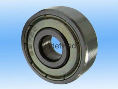 Double Shielded Small Deep Groove Ball Bearings 627Z High Temperature Bearings
