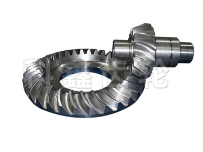 Special spiral bevel gear for high-speed trains