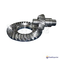 Special spiral bevel gear for high-speed trains