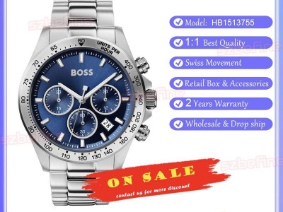 Hugo Boss HB 1513755 Hero Sport Lux Chronograph Blue Dial Men's Wrist Watch