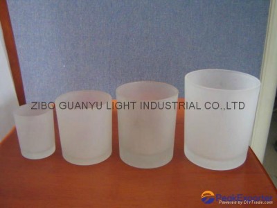 frosted glass candle holder,votive candle holder