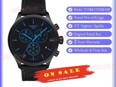 Mens Tissot Chrono XL Sport Watch Black T1166173705100 Mechanical Watch