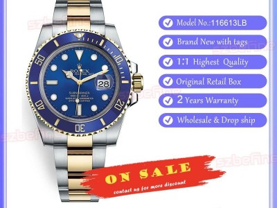 Rolex Submariner Date 40mm Black Dial Two Tone Auto Steel/Yellow Gold 116613LB