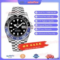 Rolex GMT-Master II 126710BLNR Silver Jubilee Bracelet with Blue and Black Bezel