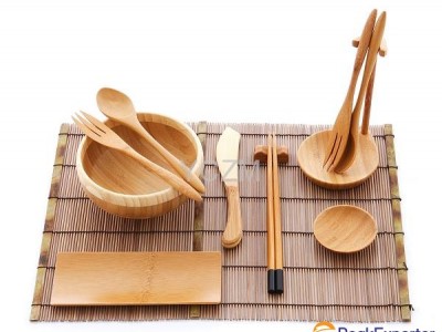 YCZM Bamboo Tableware Set