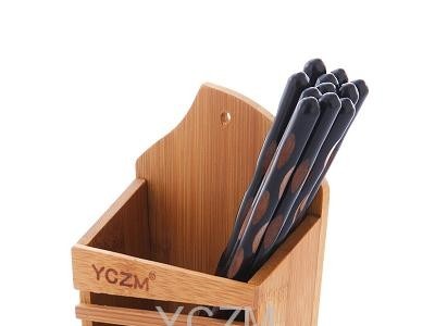 YCZM Bamboo Chopsticks Holder