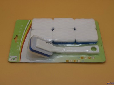 melamine sponge kitchen brush