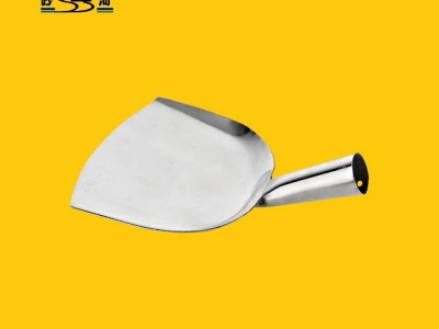 Restaurant Stainless Steel Wok Shovel, Wooden Handle Cooking Kitchen Utensils
