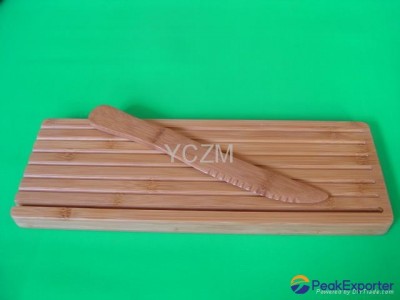 YCZM Bread Cutting Board and Bamboo Knife