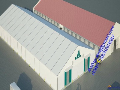 Guangzhou Fair Exhibition tent, 50x90m modern industrial tent, storage tent