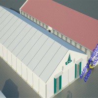 Guangzhou Fair Exhibition tent, 50x90m modern industrial tent, storage tent