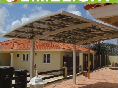villa carport garage aluminium carport polycarbonate carport PC carport roofing