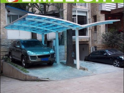 Y shape carport aluminium carport polycarbonate carport PC carport garage shade