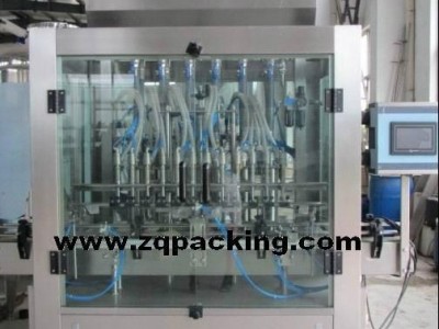 Surface care filling machine, abrasive gel cleaners filler and trigger spray c