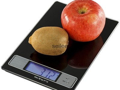 Tempered Glass platform 10kg Backlit LCD Digital Kitchen Scale