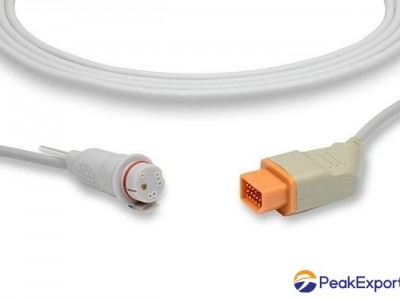 Reusable Nihon Kohden BD compatible IBP adapter cable