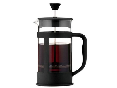 Borosilicate glass french press with BPA free plastic frame 1L