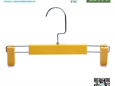 Wholesale Plastic Pants Hanger with Skid-proof Clips