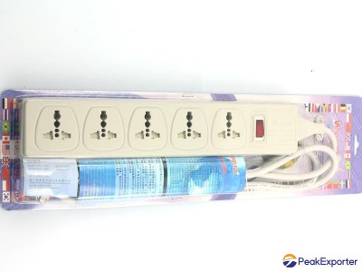 5 gang Universal Socket Extension Power Cord