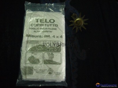PE drop cloth