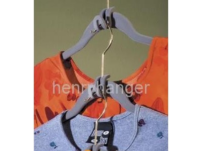 non-slip flocked hanger