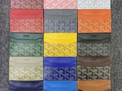 original quality Goyard Card bag, real leather card card wallet top replica