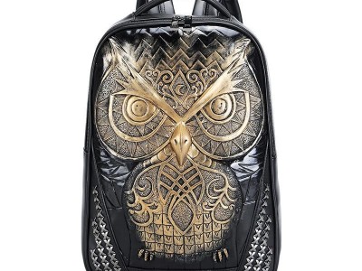 Female punk style backpack