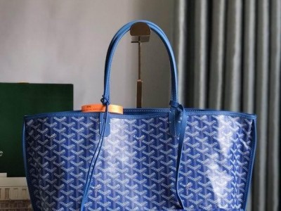 Goyard Anjou Gm Reversible Leather Tote Bag