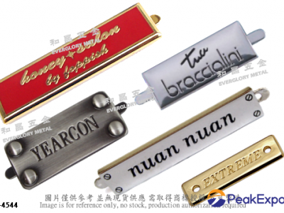 Brand bag accessories Logo designer bronze Tiepai