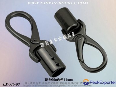 Taiwan High-quality purses accessories Leather zinc metal hook