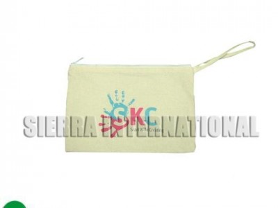COTTON ZIP BAG