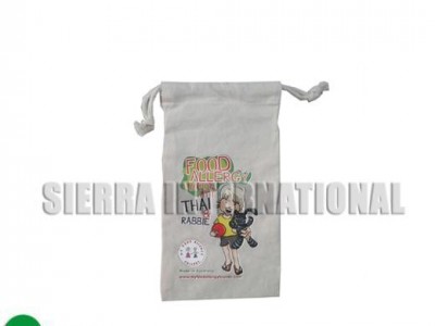 COTTON DRAWSTRING BAG
