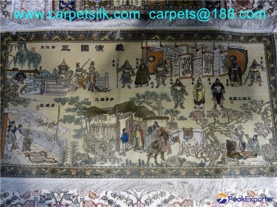 Persian Wealthy Handmade Knotting Art Tapestry/Prayer Blanket