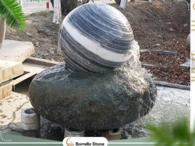 garden stone water feature