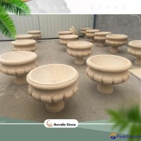 landscaping stone flower pot