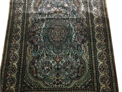 Handwoven 2x3ft wall silk tapestry prayer carpet