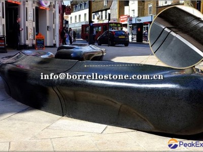 landscaping garden stone bench