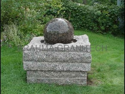 Rolling sphere fountain,Rolling sphere water features
