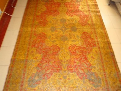 6X9ft antique handmade persian silk carpet and rug for collection
