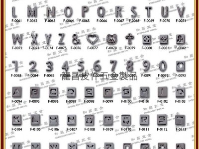 Metal string word accessories Metal pendant