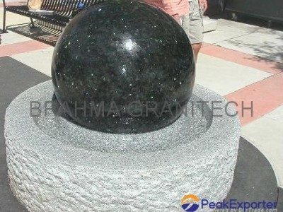 water globe,spinning globe,granite spheres,garden water feature