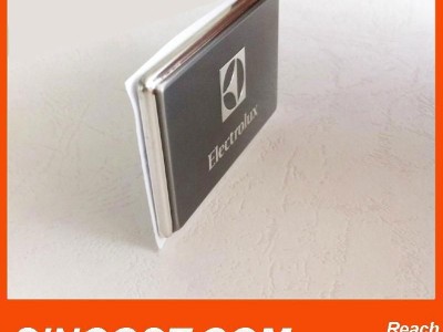 2014 metal stickers aluminum logo sticker stamping logo metal craft design namep