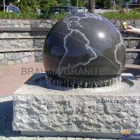 polished natural stone balls,granite ball