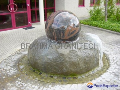 granite globe water feature,granite fountain ball