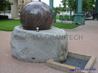 ROTATING GLOBAL FOUNTAIN,FLOATING GRANITE GLOBE