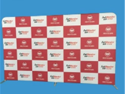 Portable exhibition booth wall high quality custom Straight Fabric Display
